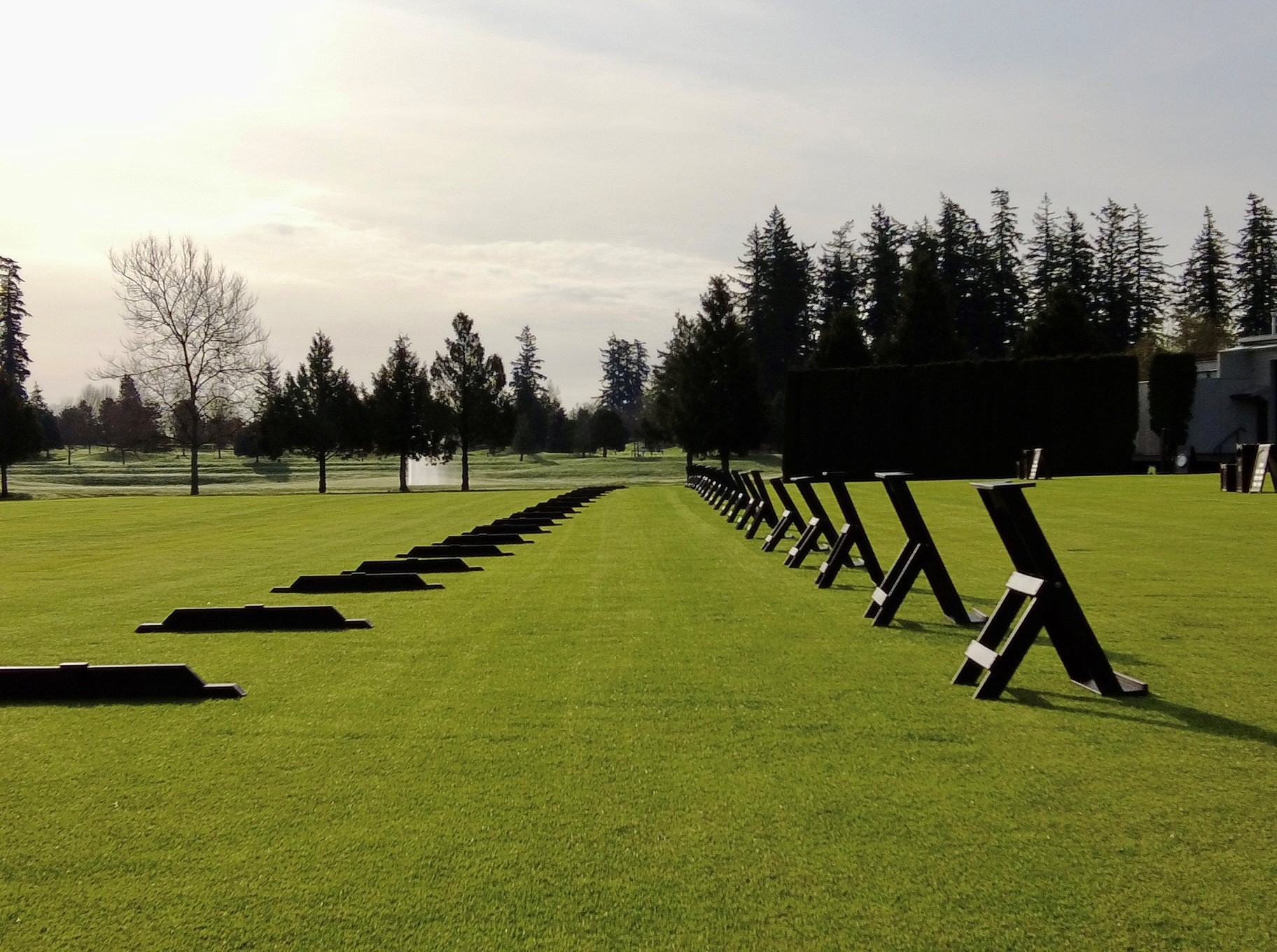 View of one of the areas within Northview Golf's practice centre