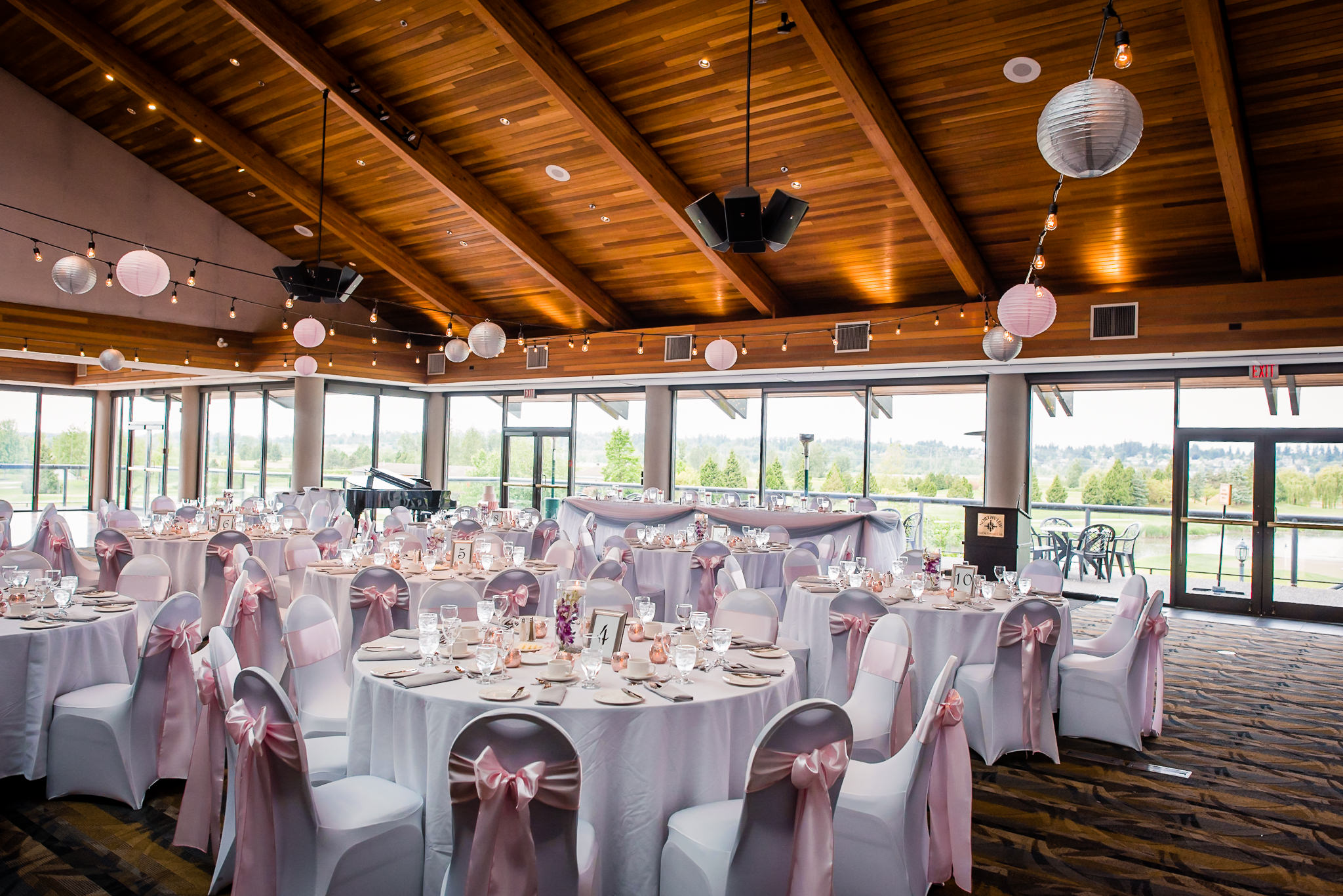 Interior view of the banquet hall